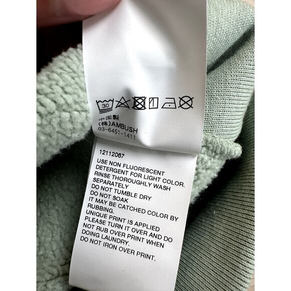 AMBUSH Mint Crewneck Size 1 (Small) - NEW - Picture 7 of 10